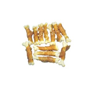 Chicken wrapped calcium bones
