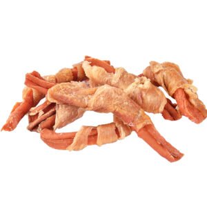 Chicken wrapped carrots