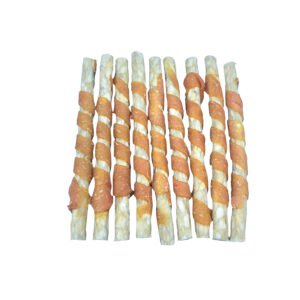 Chicken wrapped munch sticks
