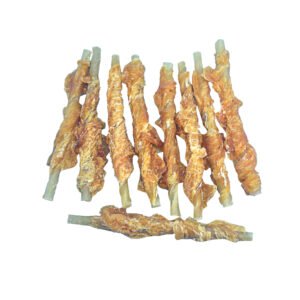 Chicken wrapped twists