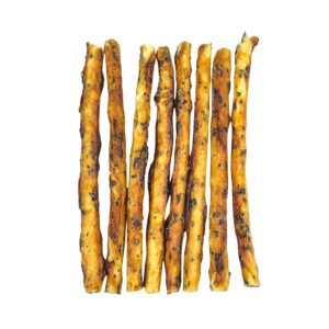 Collagen sticks with chicken sauce